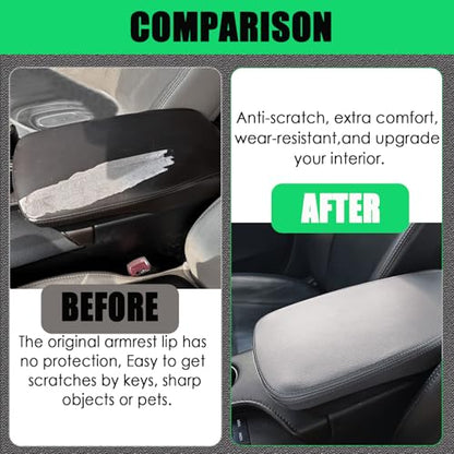 Center Console Cover for Avalon 2013-2018, Premium PU Leather Middle Console Cover Scratch-Resistant & Stylish Upgrade for Avalon Interior Accessories - Gray - size: 3) 13-18 |Avalon| Gray,Thin Size