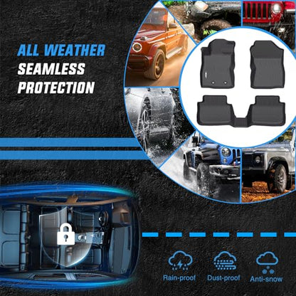 Nilight TPE Floor Mats for Subaru Crosstrek Impreza 2024 2025 2026,All Weather Custom Fit Heavy Duty Floor Liners - color: 2024-2026 Crosstrek|Impreza