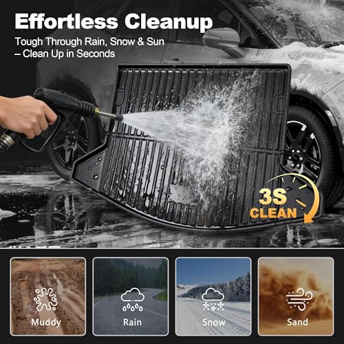 Cargo Liner with Backrest Mat Compatible with 2017-2025 Mazda CX-5 All Weather Protection CX5 Accessories - style: 18) for Mazda CX-5 2017-2025 Cargo Liner & Seat Back Mat