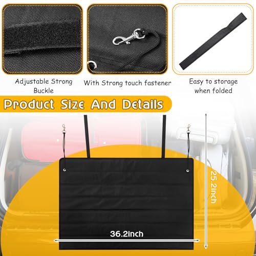 Large Rear Bumper Protector for Cars 36 x 25 Inch Bumper Guard Foldable Protective Mat Dog Blanket Cargo Liner Preventing Scratches While Unloading and Loading for SUV Van Truck Vehicle - size: 36 x 25 Inches