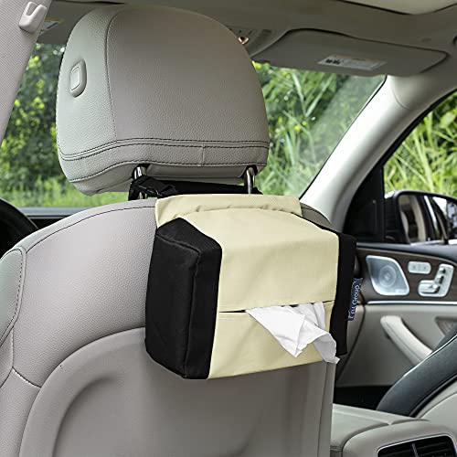 FH Group E-Z Travel™ Napkin Tissue Dispenser Holder Fits Most Cars, SUVs, Trucks, and Vans Beige - color: Beige