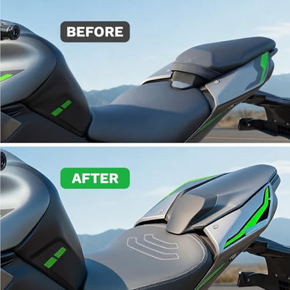 Rear Seat Cowl for Z900 Z900 SE 2025 2026, Mototcycle Tail Passenger Pillion Seat Cover Cowl Fairing Protector (Matte Black) - color: Matte Black