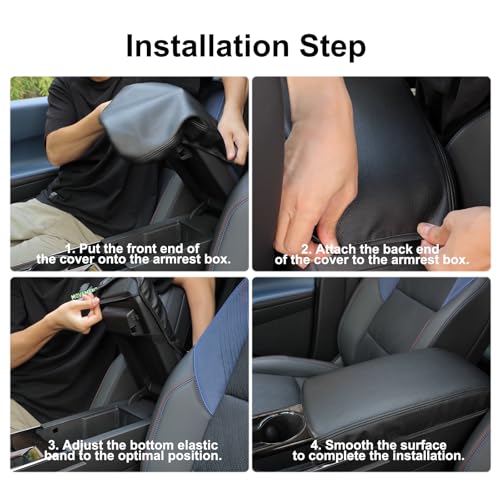 Autorder Center Console Cover for 2022-2025 2026 Ford Maverick Accessories Armrest Cover Anti-Scratch Middle Console Pad Leather Armrest Protector - size: 22-26 Ford Maverick