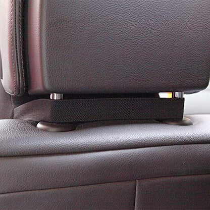 awave bloom Car Headrest,Car Seat Neck Rest Pillow,Comfort Headrest Cushion for Chair,100% Memory Foam Cervical Support,Leather Headrest for Driving,Relieve Neck Pain,Neck Supports for Car(Black)