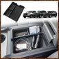 Muslogy Center Console Organizer Compatible with 2023-2026 Honda Pilot Accessories, 2024 2026 Ridgeline/2024-2026 Passport Center Console Storage Box Divider Inserts Interior ABS Material(Black) - size: Center Console Organizer