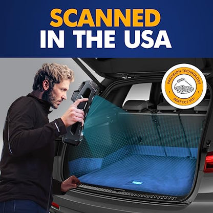 Premium Cargo Liner for Audi Q3 2018-2025 - 100% Protection - Custom Fit Car Trunk Mat - All-Season Black Cargo Mat - 3D Shaped Laser Measured Trunk Liners for Audi Q 3