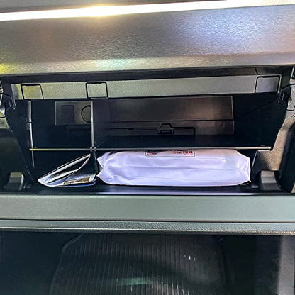 Glove Box Dividers Organizer Compatible with Toyota 4Runner Accessories 2010-2023 2024/ Lexus GX 460 (2010-2023) Insert Box ABS Secondary Storage