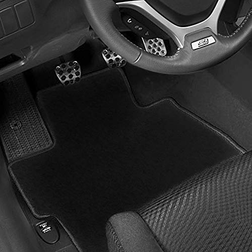 Floor Mat Compatible with 2006-2011 Honda Civic, Factory Fitment Car Front & Rear Nylon Car Floor Carpets Carpet Liner by IKON MOTORSPORTS, 2007 2008 2009 2010