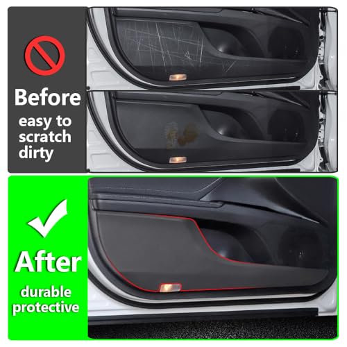 Car Door Anti Kick Pad for Toyota Camry 2018 2019 2020 2021 2022 2023 2024 2025 2026 Accessories Protector Mat Dirty Collision Stickers Interior
