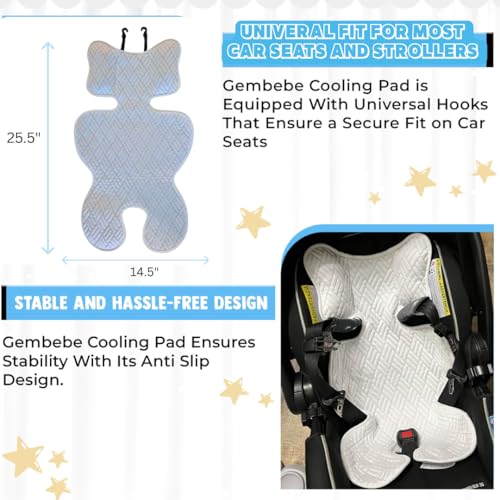 Baby Stroller Cooling pad car seat Cooling pad Universal Ice Cushion for car seat & Baby Stroller Liner | Baby Cooling Item in hot Summer Qmax 0.35