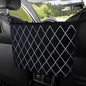 eing Car Organizers and Storage Purse Holder, Large Capacity Car Net Pocket Handbag Holder, Automotive Consoles & Backseat Organizer, Leather Back Seat Bag Between Car Front Seats (Black&White) - color: Black&white