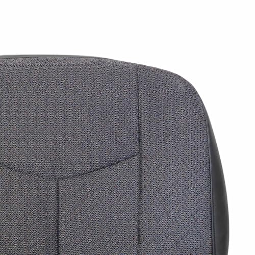 NLQR Front Driver Side Bottom Replacement Seat Cover Cloth Dark Gray and Bottom Foam Cushion Compatible with Chevy Silverado GMC Sierra 2003 2004 2005 2006 2007