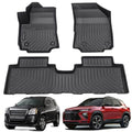 All Weather Car Floor Mats Compatible with 2018 2019 2020 2021 2022 2023 2024 GMC Terrain/Terrain Denali, Easy to Install and Clean, Non Slip, Raised Edges, Custom Fit Full Set, Laser Measured - color: 2018-2023 Equinox & 2018-2023 Terrain