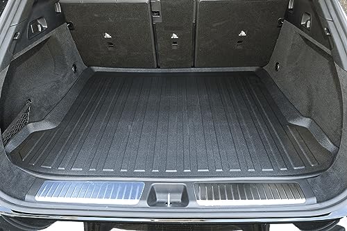 Premium Cargo Liner for Mercedes-Benz AMG EQE 350 4Matic EQE 500 4Matic Trunk Layout Behind 2nd Row SUV 2023-2026 - 100% Protection - Custom Fit Car Trunk Mat - 3D Shaped Laser Measured Trunk Liners