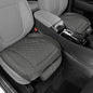 Motor Trend Car Seat Cushion, 2 Pack - Diamond Stitched Faux Leather Seat Covers for Cars Trucks SUV, Gray Padded Car Seat Covers with Storage Pockets, Premium Automotive Seat Covers for Front Seats