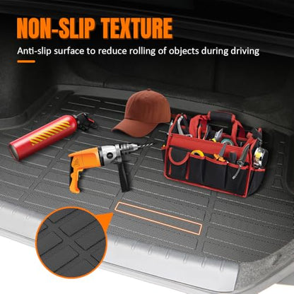 Trunk Mat Rear Cargo Liner, Compatible with 2016-2025 BMW X1 F48 U11, 3D TPE All Weather Protection Cargo Trunk Tray, Black