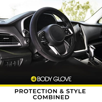 Body Glove 22-1-97505-9 Smoothie Steering Wheel Cover, Easy Installation, Hyperflex Core Technology, Fits Most Vehicles