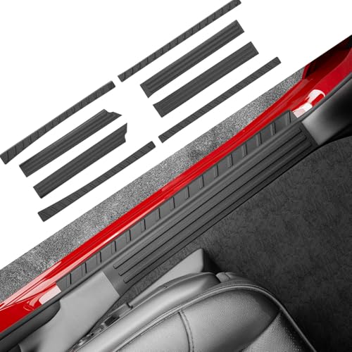 Door Sill Protector Compatible with 2019-2026 Dodge RAM 1500 Car Door Protector TPE Car Threshold Protector Entry Guard Replacement for 2019-2026 Dodge RAM Accessories - size: Compatible with 19-26 Dodge Ram 1500(INT+EXT)