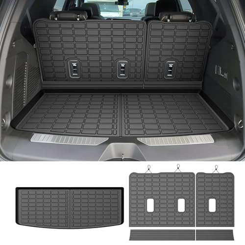 Tahoe Cargo Liner - Trunk Mat for Chevy Tahoe/GMC Yukon (Not Fit XL) 2021-2026, All Weather Cargo Mat for Tahoe Accessories, Heavy Duty Car Mats, Car Accessories - size: 8)Chevy Tahoe 21-26