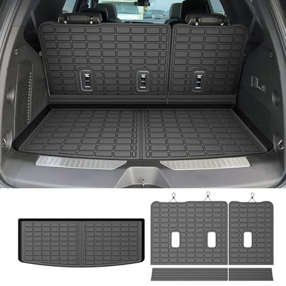 Tahoe Cargo Liner - Trunk Mat for Chevy Tahoe/GMC Yukon (Not Fit XL) 2021-2026, All Weather Cargo Mat for Tahoe Accessories, Heavy Duty Car Mats, Car Accessories - size: 8)Chevy Tahoe 21-26