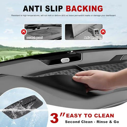 Autorder Dashboard Mat for 2011-2018 Dodge Ram 1500 2500 3500 Accessories Anti-Slip Mat Silicone Dash Mat for Ram Dash Liner Pad - size: 2011-2018 Dodge Dash Liner