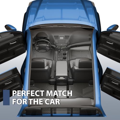 PIT66 Floor Cargo Liners Mats Fit for Chevy Silverado/GMC Sierra 1500 1999-2006, 1500 Classic 2007, Fit Silverado Sierra 2500 2001-2004 2WD 4WD Extended Cab, TPE 3-Piece All Weather Floor Liners - size: Fit Silverado Sierra Extended Cab 1999-2006 | 3PCS