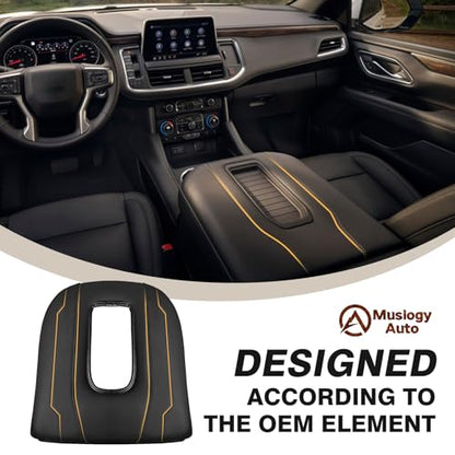 Center Console Armrest Cover Fit for Chevy Silverado & GMC Sierra 1500 2500 3500 2022-2026 Accessories, Comfort Armrest Pad Console Lid Cushion Vegan Leather 1-Inch Extra Thick(Bucket Seat) - size: 1) 22-25 |Silverado & Sierra| Bucket Seat, +Thick