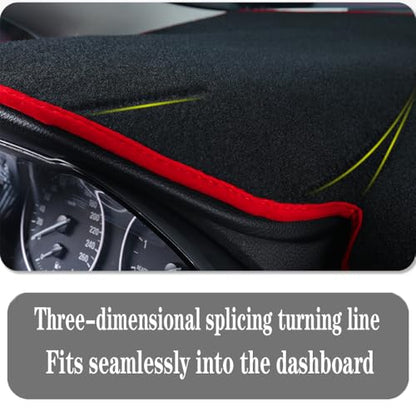 Dashboard Cover for Benz GLE 2020 to 2025,Black Custom Fit Polyester Dash Mat,Non-Slip Sun Shade & Heat Protector,Anti-Glare Dashboard Cover Mat