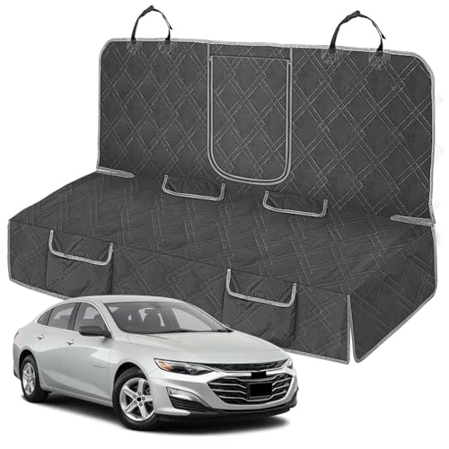 Dog Car Seat Cover Compatible with Chevy Malibu 2004-2025, Waterproof Pet Bench Seat Cover for Back Seat, 600D Heavy Duty Scratch Proof Nonslip Truck Seat Covers for Dogs - size: 2004-2025 Malibu