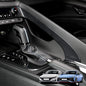 Center Console Handbrake Cover Trim Compatible with Hyundai Elantra 2021-2025 Accessories-Carbon Fiber Pattern(Electronic Brakes)