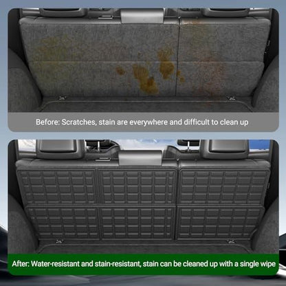 xipoqix Backrest Mats Compatible with 2011-2021 Jeep Grand Cherokee Back Seat Protector Cargo Mat TPE All Weather Replacement for 2011-2021 Jeep Grand Cherokee Accessories (Backrest Mats) - size: Compatible with Jeep Grand Cherokee | 2011-2021