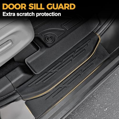 Floor Mats for Honda Odyssey 2018-2026, All Weather Floor Mats Trunk Cargo Liner and Door Sill Guards Accessories, Full Coverage Set - style: For Honda Odyssey | 2018-2026