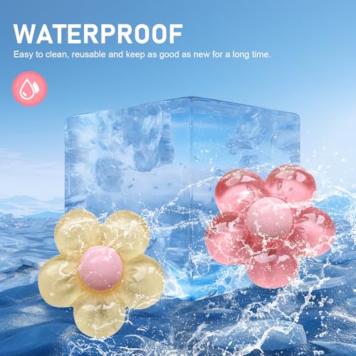 WZP 6PCS Car Vent Clips, Cute Flower Air Vent Clips, Universal Car Air Conditioner Outlet Decorations Interior Accessories for Women Girls