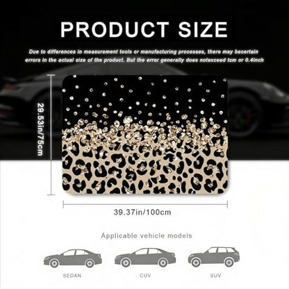 Car Trunk Mat - Universal Size 29" x 39", Leopard Print Pattern Cargo Liner, Car Accessory for SUVs/Sedan/Wagons, Durable Protective Mat, Trunk Liner for Families/Travel Enthusiasts - style: Leopard Print-9