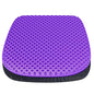 Large Gel Seat Cushion for Long Sitting with Non-Slip Cover, Soft & Breathable, Seat Cushion for Chair, Car, Office, Desk Chair, Wheelchair (18" x 17") - size: 18" x 17"