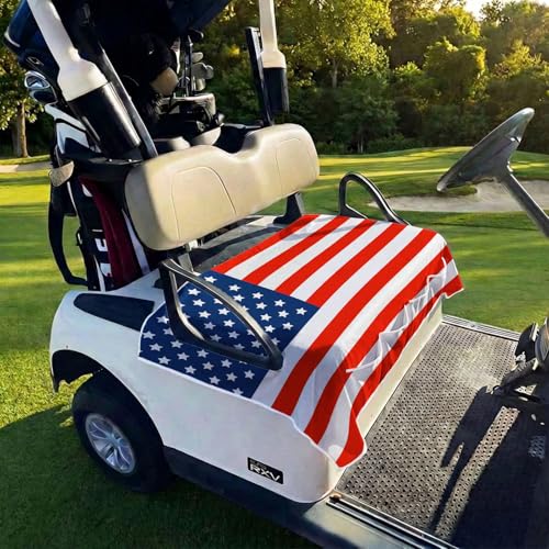 Golf Cart Seat Covers Golf Cart Seat Towel Blanket Group - color: American Flag Pattern 03