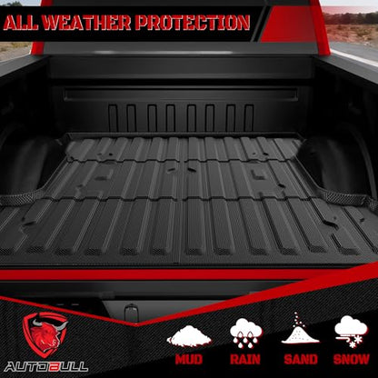 Truck Bed Mat Bed Liner Fit for Ford F250 F350 F450 2017-2026 Super Duty (6.8FT,81.9" Bed), Not Fit Drop-in Liner - style: 9)2017-2026 |Ford Super Duty F250/F350/F450 Bed Mat (6.8FT)