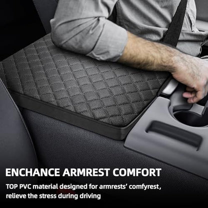 Center Console Cover Fit for 2011-2016 Ford F250 F350 F450 Super Duty 2011-2014 F150 with Jump Seat Console, Armrest Cover Console Cover, Customized Accessories (Only Jump Seat) - size: Jump Seat Console 11-14 F150 & 11-16 F250+