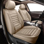 Car Seat Covers for Nissan Rogue Sport 2017-2022, Full Set 5 Seats Faux Leather Seat Cover Car Cushion Protector Compatible Airbag (5 Seat Full Set, Bgeige)