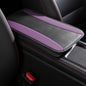 IHOTDER Stylish Car Center Console Cover,PU Leather Car Armrest Cover Prevent Scratches on Center Console,Universal Car Armrest Cushion Car Accessories Interior for Car SUV Truck (Purple) - color: Purple