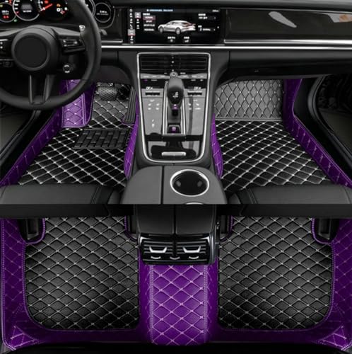 AerfineCar Mats Fit for BMW 1 2 3 4 5 6 7 8 Series X1 X2 X3 X4 X5 X6 X7 GT Waterproof car Floor mats Custom Full Coverage All Weather Protection Non-Slip Leather Floor Liners (Fashion Color 26) - color: Fashion Color 26