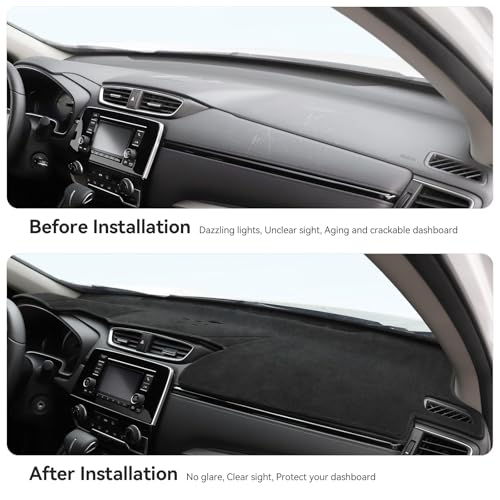 Dash Cover for Honda CRV 2022 2021 2020 2019 2018 2017 Hybrid (Include HEV) Accessories Flannel Dashboard Cover Dash Mat Center Console Cover Sunshield Protector Pad - size: for Honda 2017-2022 CRV