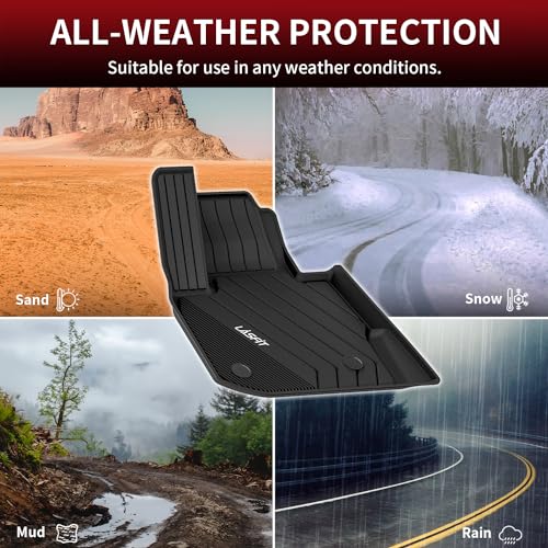 LASFIT Floor Mats Fit for BMW X3 2018-2024/ BMW X4 2019-2024, Custom Fit TPE All Weather Waterproof Floor Liners Front & Rear Rows Car Mats for 30i M40i 30e M40i xDrive30i, Black - size: 2) X3 2018-2024 | X4 2019-2024 | Floor Mats