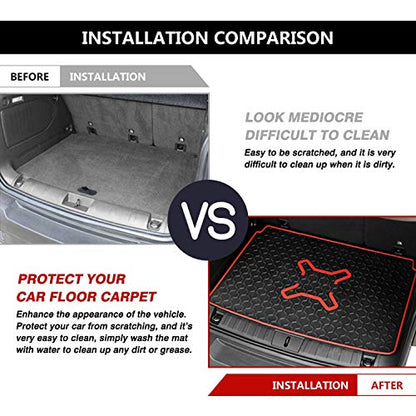 Cartist Cargo Liner Compatible with 2015-2024 Jeep Renegade Trunk Mat Car Rear Boot Liner