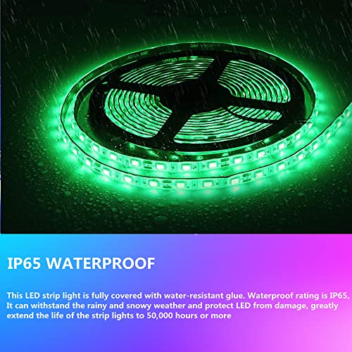 LED Boat Strip Lights, 32.8FT Marine Pontoon Led Lights, Waterproof Boat Interior Light, Under Gunnel Lights, Boat Deck Light, Night Fishing Lights, Good for Pontoon Bass Fishing Yacht Kayak (Green)
