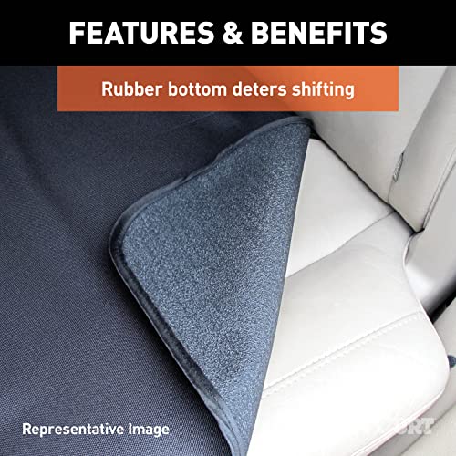 CURT 18512 Seat Defender 58-Inch x 55-Inch Brown Waterproof Universal Bench Car Seat Cover Protector - color: Brown, size: Bench Seat