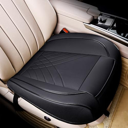 kingphenix Car Seat Cover: Easy to Install, Fits Most Cars, Vans, Trucks, and SUVs – Black - color: Black