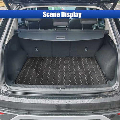 Car Trunk Cargo Liner, 38"×29" Scratch-Resistant Car Floor Mat, Washable Auto Trunk Protective Mat, Fashionable Vehicle Interior Decoration Accessories for SUVs, Trucks (Style1)