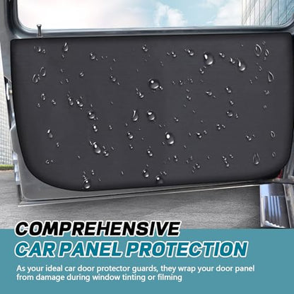 2 Pack Car Door Panel Covers Window Tint Tools 41 x 35 Waterproof Car Door Cover Protector Reusable for Window Film Tint Application Car Panel Scratchproof Guard Tool