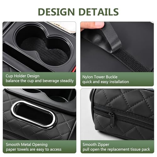 Multifunctional Car Armrest Cushion,5-in-1 Car Center Console Cover,Arm Rest Cover for Car,Car Armrest Storage Box, Car Accessories Center Console Organizers for Most Cars (Style A) - style: Style A